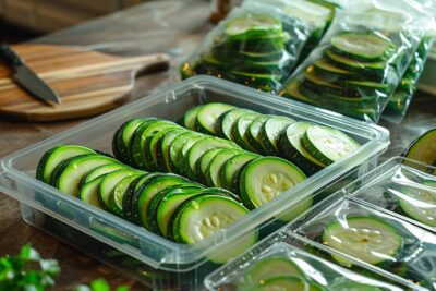 Découvrez comment conserver vos courgettes fraîches pendant des mois en les congelant