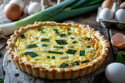 Découvrez comment préparer la quiche aux poireaux la plus abordable et savoureuse que vous n’ayez jamais goûtée