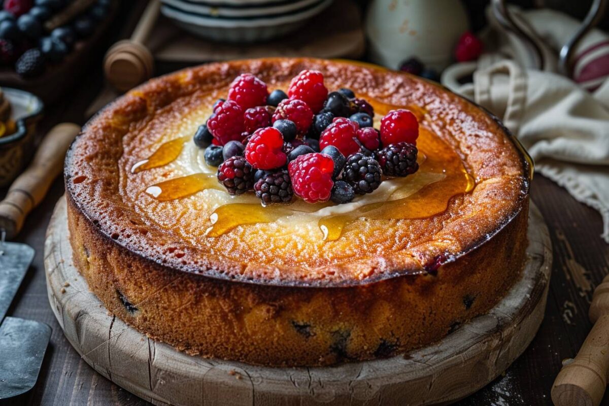 Découvrez comment préparer un savoureux gâteau au yaourt sans farine en seulement 5 minutes