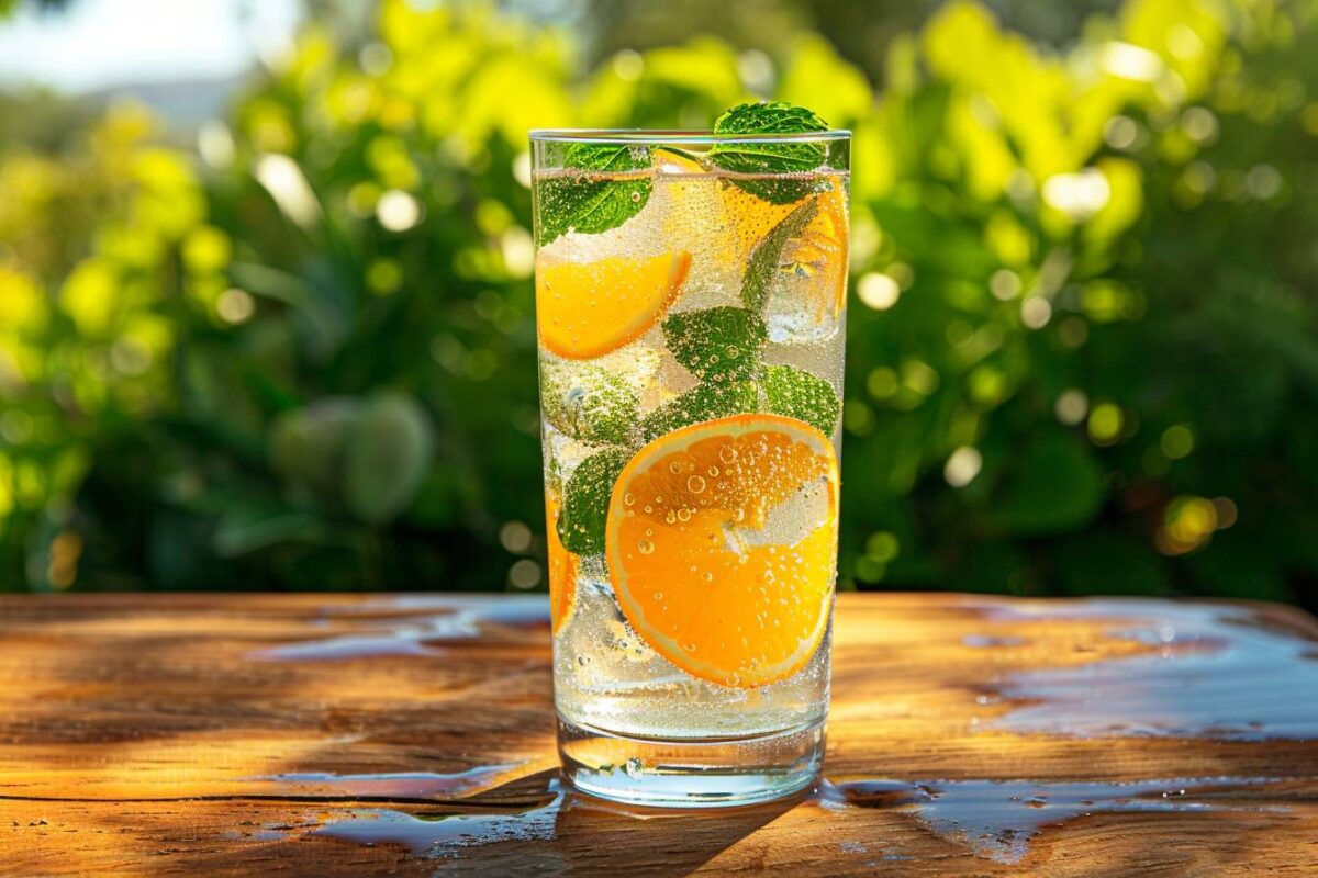 Découvrez comment préparer une boisson légère aux huiles essentielles en seulement une minute