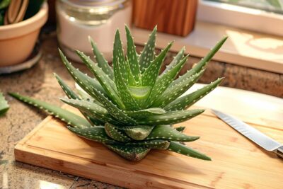 Découvrez le guide étape par étape pour extraire et appliquer le gel d'aloe vera de manière sûre et efficace