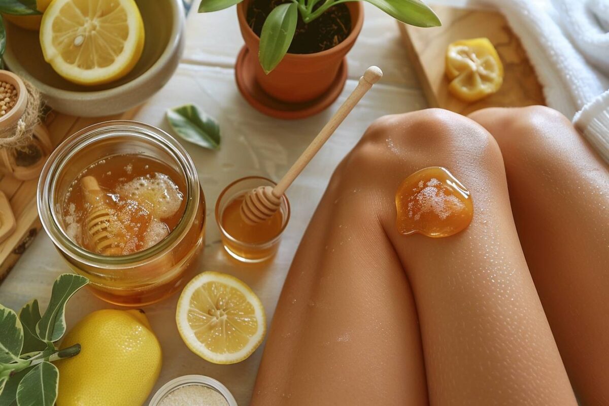 Offrez une douceur naturelle à vos jambes avec une recette de cire maison rapide et facile