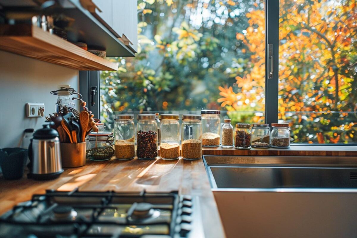 Transformez votre cuisine en un espace de rêve avec des astuces de rangement simples pour les petits accessoires