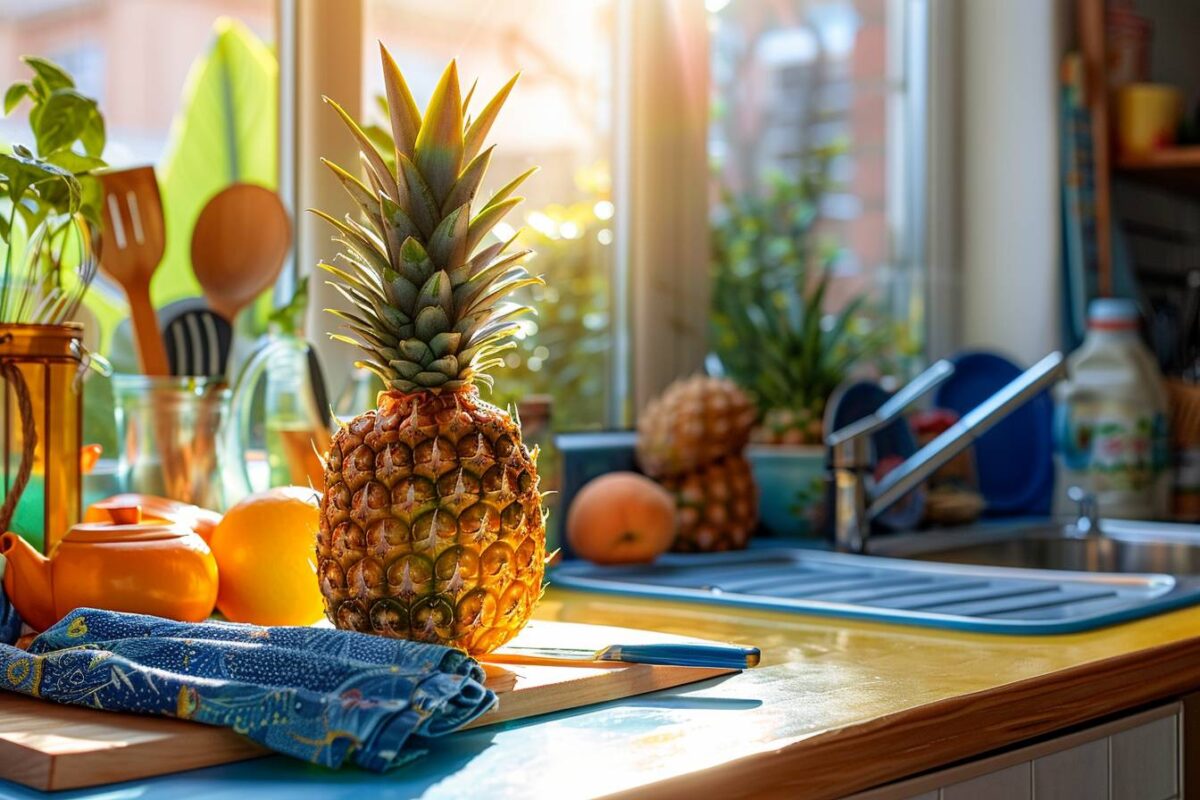 Vous voulez déguster un ananas mûr en un rien de temps ? Découvrez ce truc simple pour accélérer le processus